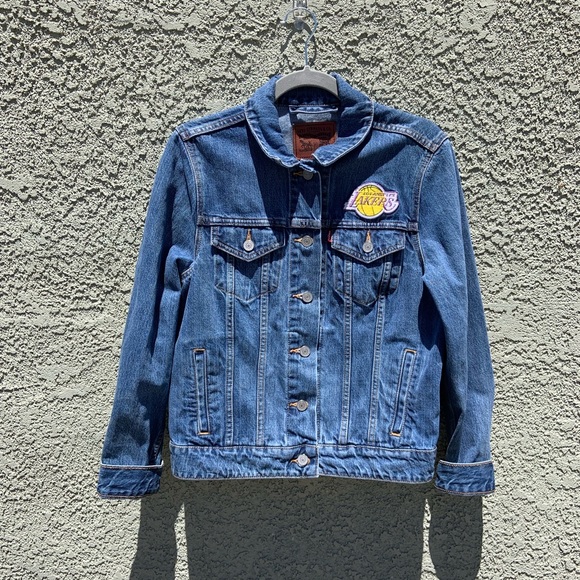 levis lakers jacket